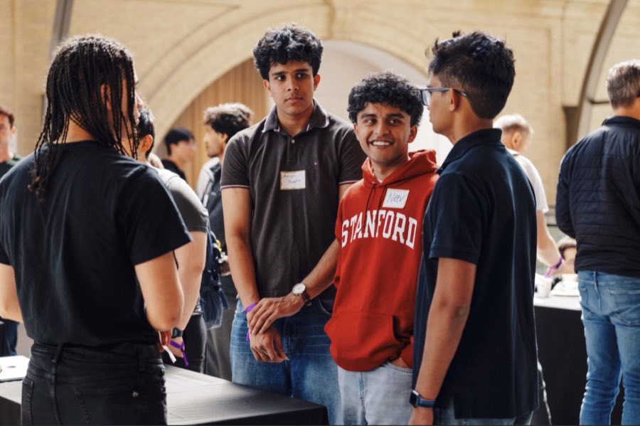 Networking event at Stanford